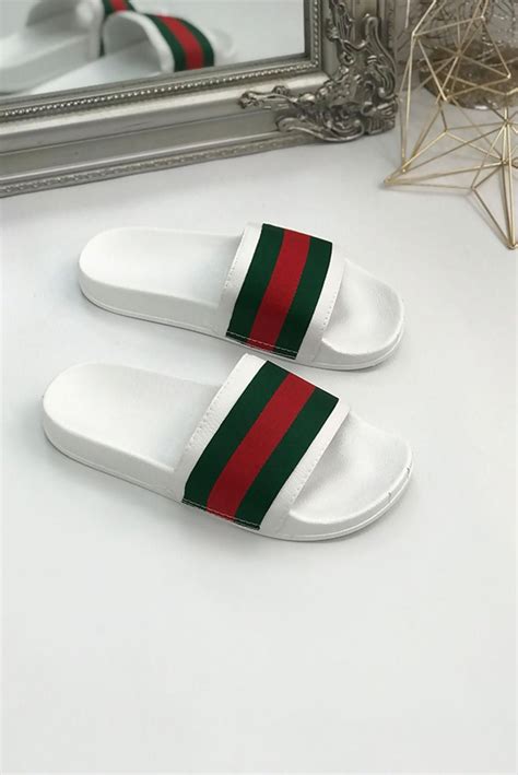 ciabatte gucci bianche|sandali gucci esclusive.